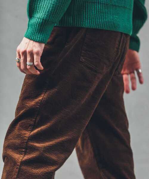 URBAN RESEARCH Sonny Label(アーバンリサーチサニーレーベル)の「ストレッチコーデュロイイージーパンツ(その他パンツ・メンズ・グリーン/ブラウン/ライトベージュ/ブラック・LARGE/MEDIUM)」の7枚目の写真
