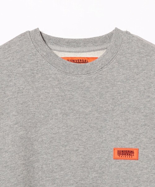 UNIVERSAL OVERALL（ユニバーサルオーバーオール）の「UNIVERSAL OVERALL × BEAMS / 別注 クルーネック スウェット（スウェット・メンズ・ブラック/グレー/グリーン・LARGE/X-LARGE/MEDIUM/SMALL）」の5枚目の写真