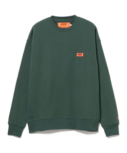 UNIVERSAL OVERALL（ユニバーサルオーバーオール）の「UNIVERSAL OVERALL × BEAMS / 別注 クルーネック スウェット（スウェット・メンズ・ブラック/グレー/グリーン・LARGE/X-LARGE/MEDIUM/SMALL）」の12枚目の写真