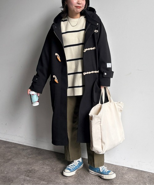 CPCM（シーピーシーエム）の「軽量メルトンダッフルコート（ダッフル