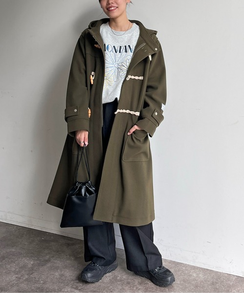 CPCM（シーピーシーエム）の「軽量メルトンダッフルコート（ダッフル