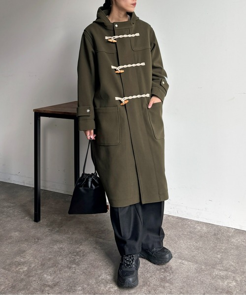 CPCM（シーピーシーエム）の「軽量メルトンダッフルコート（ダッフル