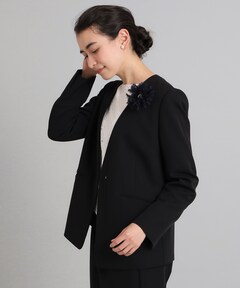 セール】Collarless Big ジャケット（ノーカラージャケット