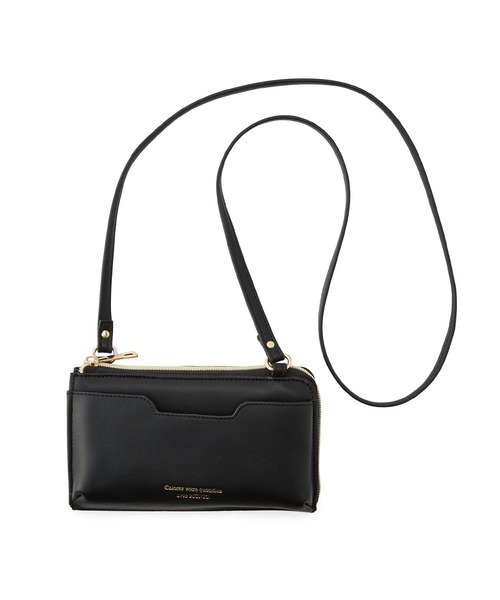 ROPE' PICNIC（ロペピクニック）の「横型スマホウォレットショルダーバッグ（ショルダーバッグ・レディース・キナリ/ブラック/ピンク系その他2/グリーン系その他・FREE）」の5枚目の写真
