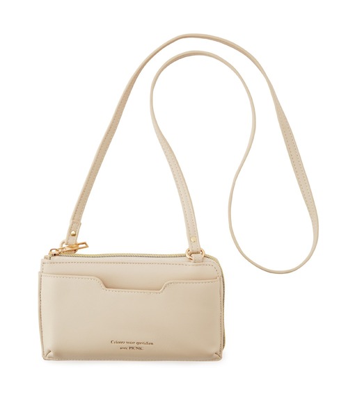 ROPE' PICNIC（ロペピクニック）の「横型スマホウォレットショルダーバッグ（ショルダーバッグ・レディース・キナリ/ブラック/ピンク系その他2/グリーン系その他・FREE）」の6枚目の写真