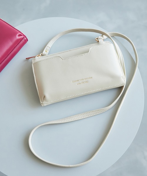 ROPE' PICNIC（ロペピクニック）の「横型スマホウォレットショルダーバッグ（ショルダーバッグ・レディース・キナリ/ブラック/ピンク系その他2/グリーン系その他・FREE）」の22枚目の写真