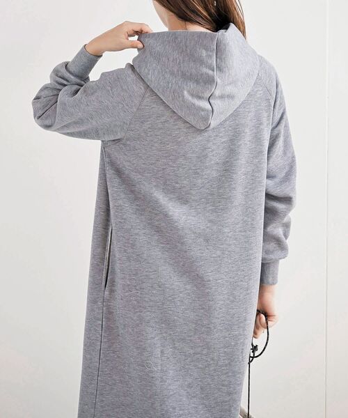 rps（アールピーエス）の「裏起毛パーカーワンピース（ワンピース・レディース・ブラック系その他4/ブラック/グレー系その他・フリー）」の10枚目の写真