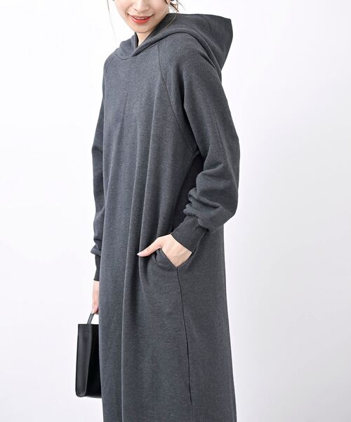 rps（アールピーエス）の「裏起毛パーカーワンピース（ワンピース・レディース・ブラック系その他4/ブラック/グレー系その他・フリー）」の18枚目の写真