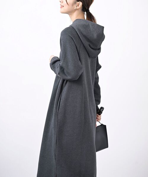 rps（アールピーエス）の「裏起毛パーカーワンピース（ワンピース・レディース・ブラック系その他4/ブラック/グレー系その他・フリー）」の19枚目の写真