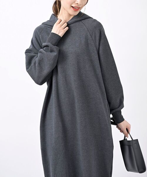 rps（アールピーエス）の「裏起毛パーカーワンピース（ワンピース・レディース・ブラック系その他4/ブラック/グレー系その他・フリー）」の22枚目の写真