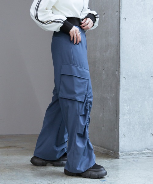 PAGEBOY（ページボーイ）の「フロントドロストパンツ（その他パンツ・レディース・ブラック/ブルー/グレイッシュベージュ・FREE）」の13枚目の写真