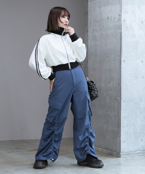 PAGEBOY（ページボーイ）の「フロントドロストパンツ（その他パンツ・レディース・ブラック/ブルー/グレイッシュベージュ・FREE）」の15枚目の写真