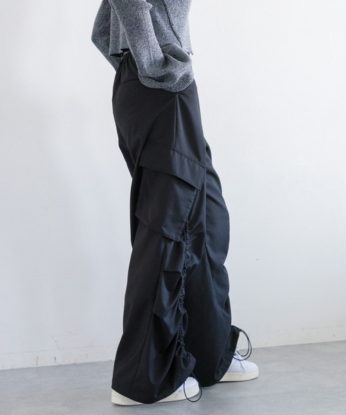 PAGEBOY（ページボーイ）の「フロントドロストパンツ（その他パンツ・レディース・ブラック/ブルー/グレイッシュベージュ・FREE）」の6枚目の写真