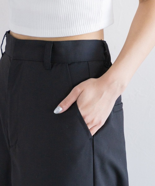 PAGEBOY（ページボーイ）の「フロントドロストパンツ（その他パンツ・レディース・ブラック/ブルー/グレイッシュベージュ・FREE）」の17枚目の写真