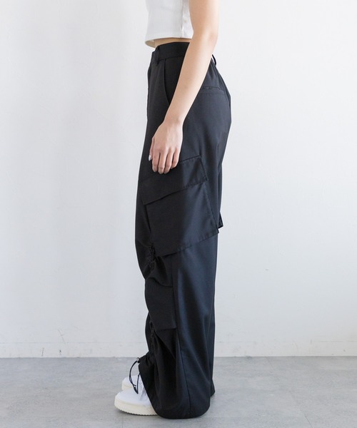 PAGEBOY（ページボーイ）の「フロントドロストパンツ（その他パンツ・レディース・ブラック/ブルー/グレイッシュベージュ・FREE）」の19枚目の写真