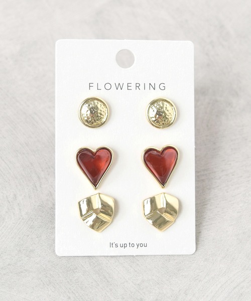 Flowering(フラワーリング)の「モチーフ/セットピアス【6個セット】(ピアス(両耳用)・レディース・その他12/その他17/その他10/その他13/その他22/その他21/その他3/その他4/その他14/その他6/その他2/その他19/その他20/その他18/その他11/その他9/その他16/その他8/その他1/その他5/その他7/その他15・FREE)」の9枚目の写真