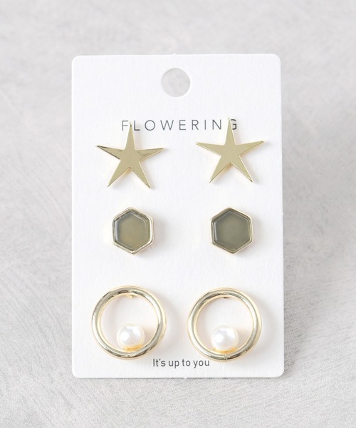 Flowering(フラワーリング)の「モチーフ/セットピアス【6個セット】(ピアス(両耳用)・レディース・その他12/その他17/その他10/その他13/その他22/その他21/その他3/その他4/その他14/その他6/その他2/その他19/その他20/その他18/その他11/その他9/その他16/その他8/その他1/その他5/その他7/その他15・FREE)」の15枚目の写真