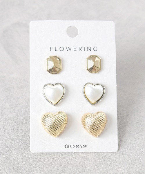 Flowering(フラワーリング)の「モチーフ/セットピアス【6個セット】(ピアス(両耳用)・レディース・その他12/その他17/その他10/その他13/その他22/その他21/その他3/その他4/その他14/その他6/その他2/その他19/その他20/その他18/その他11/その他9/その他16/その他8/その他1/その他5/その他7/その他15・FREE)」の18枚目の写真