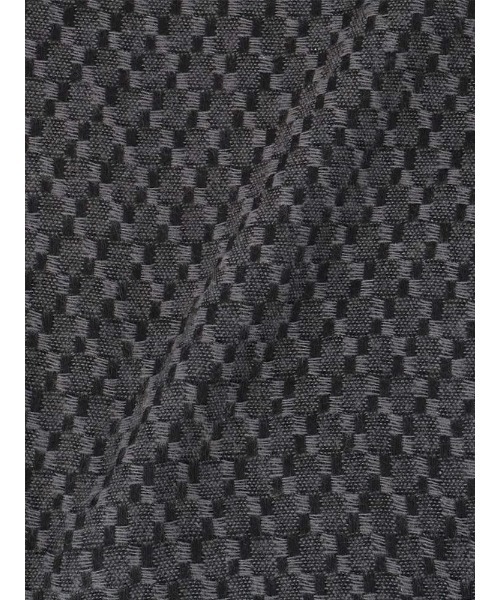 Perfect Suit FActory（パーフェクトスーツファクトリー）の「ロング　コットンマフラー　V.FRAAS　グレー/ネイビー（マフラー・メンズ・グレー/ネイビー・FREE）」の7枚目の写真