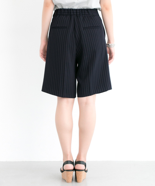 URBAN RESEARCH（アーバンリサーチ）の「UR フロントリボンハーフパンツ（その他パンツ・レディース・ブラック/ネイビー・FREE）」の19枚目の写真