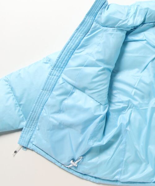 A BATHING APE(アベイシングエイプ)の「BAPE LOGO PATTERN DOWN JACKET L(ダウンジャケット/コート・レディース・サックスブルー/ブラック・SMALL/MEDIUM)」の15枚目の写真