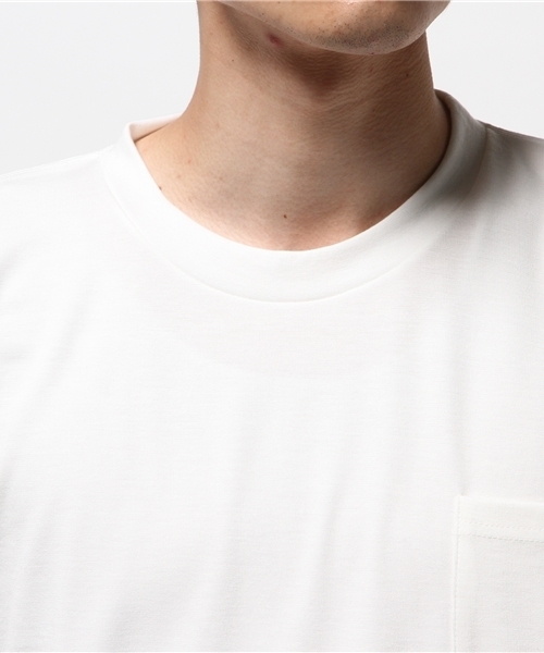 RAGEBLUE（レイジブルー）の「TRPUドロップTシャツ7分袖/567783（Tシャツ/カットソー・メンズ・ネイビー/オリーブ/ブラック/ベージュ/ホワイト・MEDIUM/LARGE）」の7枚目の写真