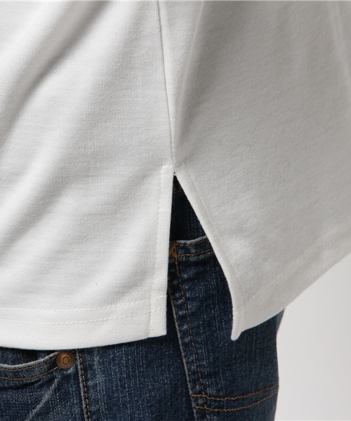 RAGEBLUE（レイジブルー）の「TRPUドロップTシャツ7分袖/567783（Tシャツ/カットソー・メンズ・ネイビー/オリーブ/ブラック/ベージュ/ホワイト・MEDIUM/LARGE）」の10枚目の写真