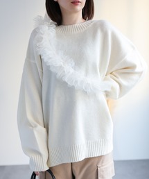 sakishimatokyo | 【SET ITEM】チュールセットアルパカタッチニットトップス<マルチway>(その他トップス)