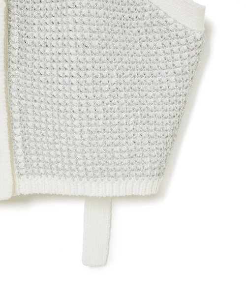 ADAM ET ROPE'（アダムエロペ）の「ラメパターンニットキャミ（キャミソール・レディース・ゴールド系その他/シルバー系その他・FREE）」の14枚目の写真