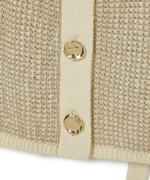 ADAM ET ROPE'（アダムエロペ）の「ラメパターンニットキャミ（キャミソール・レディース・ゴールド系その他/シルバー系その他・FREE）」の17枚目の写真