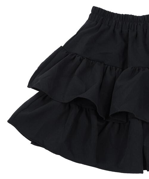 Figments(フィグメンツ)の「ボリュームフリルミニスカート(スカート・レディース・ブラック/ブラウン・FREE)」の19枚目の写真