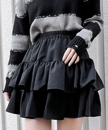 ボリュームフリルミニスカート