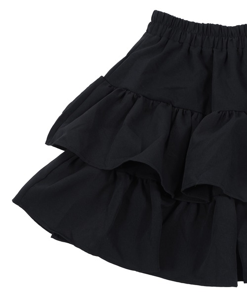 Figments(フィグメンツ)の「ボリュームフリルミニスカート(スカート・レディース・ブラック/ブラウン・FREE)」の9枚目の写真