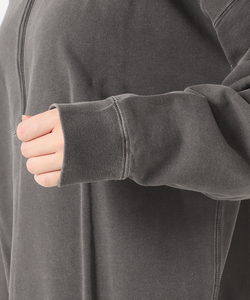 RIDING HIGH(ライディングハイ)の「【RIDING HIGH/ライディングハイ】ハーフジップロゴスウェット(スウェット・レディース・チャコールグレー/ブラック/ブラウン・FREE)」の10枚目の写真