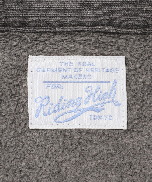 RIDING HIGH(ライディングハイ)の「【RIDING HIGH/ライディングハイ】ハーフジップロゴスウェット(スウェット・レディース・チャコールグレー/ブラック/ブラウン・FREE)」の19枚目の写真