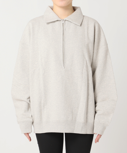 RIDING HIGH(ライディングハイ)の「【RIDING HIGH/ライディングハイ】ハーフジップロゴスウェット(スウェット・レディース・チャコールグレー/ブラック/ブラウン・FREE)」の20枚目の写真