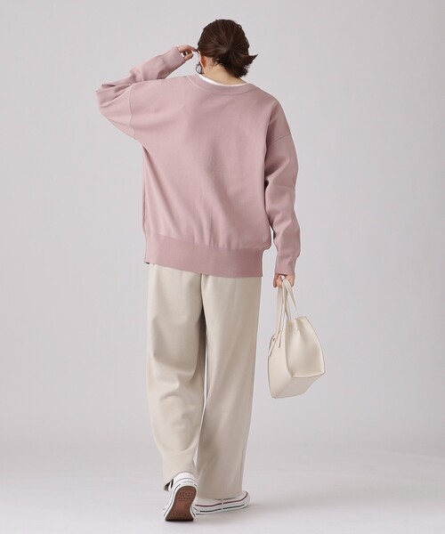 SHOO・LA・RUE（シューラルー）の「◆【高レビュー/前後2WAY/気温対策に】軽くて柔らかい スポンディッシュ カーディガン（カーディガン/ボレロ・レディース・アイボリー/ベビーピンク/ブラック/ライトブルー/ナチュラル/ホワイト系5・00）」の15枚目の写真