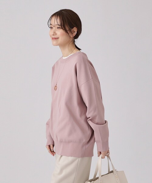 SHOO・LA・RUE（シューラルー）の「◆【高レビュー/前後2WAY/気温対策に】軽くて柔らかい スポンディッシュ カーディガン（カーディガン/ボレロ・レディース・アイボリー/ベビーピンク/ブラック/ライトブルー/ナチュラル/ホワイト系5・00）」の18枚目の写真