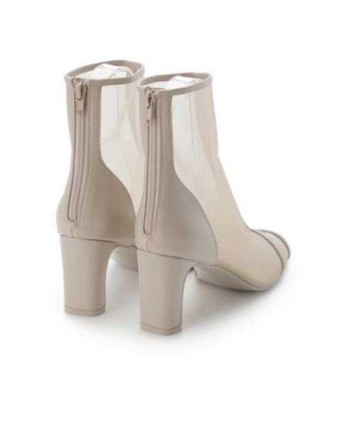 SNIDEL（スナイデル）の「オープントゥメッシュショートブーツ（ブーツ・レディース・ブラック/ライトベージュ・SMALL/MEDIUM/LARGE）」の5枚目の写真