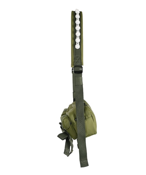 Narcissus（ナルシス）の「【Narcissus】パールボストンバッグ（ショルダーバッグ・レディース・カーキ/ブラック・FREE）」の6枚目の写真