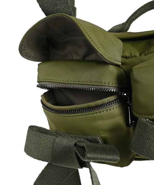 Narcissus（ナルシス）の「【Narcissus】パールボストンバッグ（ショルダーバッグ・レディース・カーキ/ブラック・FREE）」の10枚目の写真