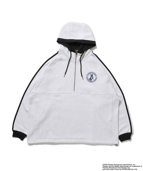 【セール】【SEQUENZ（シークエンズ）】PB FADE 1/2 ZIP HOODIE（パーカー）｜PLAYBOY（プレイボーイ） pattayablatt.com