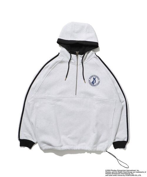 【セール】【SEQUENZ（シークエンズ）】PB FADE 1/2 ZIP HOODIE（パーカー）｜PLAYBOY（プレイボーイ） pattayablatt.com