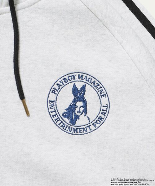 【セール】【SEQUENZ（シークエンズ）】PB FADE 1/2 ZIP HOODIE（パーカー）｜PLAYBOY（プレイボーイ） pattayablatt.com
