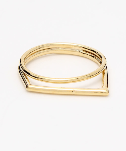 KBF（ケイビーエフ）の「KBF とんがりリング（リング・レディース・シルバー/ゴールド・SMALL/MEDIUM）」の2枚目の写真