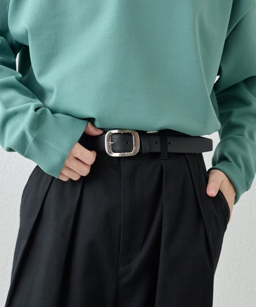 COLONY 2139(コロニートゥーワンスリーナイン)の「シンセティックレザーベルト(ベルト・メンズ・ブラック・FREE)」の2枚目の写真