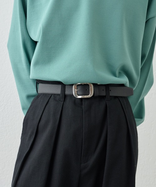 COLONY 2139(コロニートゥーワンスリーナイン)の「シンセティックレザーベルト(ベルト・メンズ・ブラック・FREE)」の7枚目の写真