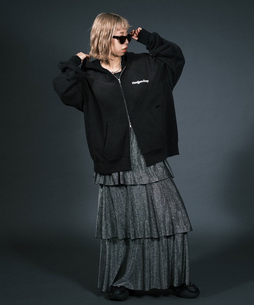 RePRODUCTION LABEL(リプロダクションレーベル)の「【ユニセックス】【RePRODUCTION LABEL / リプロダクションレーベル】ワンポイントロゴジップパーカー(パーカー・レディース・パープル/ブラック/グレー・FREE)」の22枚目の写真