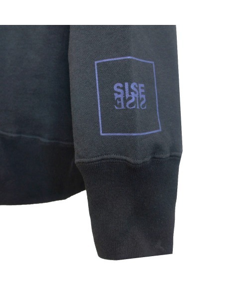 SISE（シセ）の「SISE CREW SWEAT（スウェット・メンズ・グレー/ブラック・MEDIUM）」の4枚目の写真