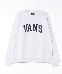 VANS ヴァンズ M LOGO PATCH C SWT スウェットクルー 123C1040501 ABC-MART限定 ASHGRAY